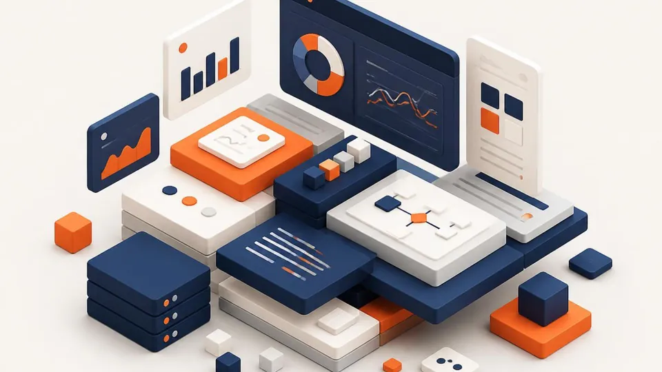 Software modules with charts and dashboards